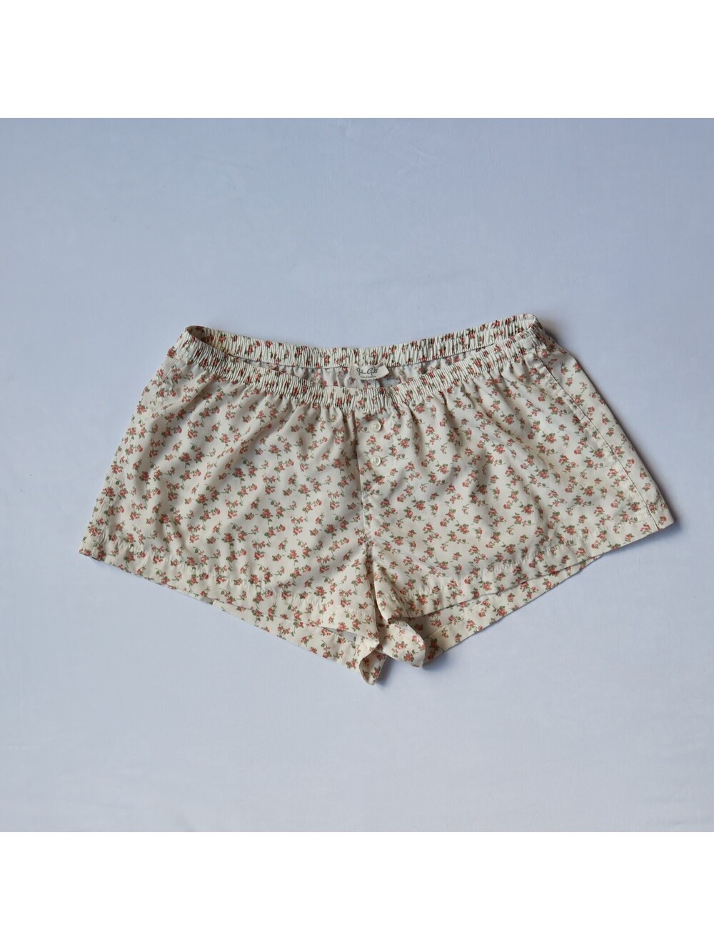 Brandy Melville John Galt Floral Sleep Shorts Pink Rose Pajama Shorts